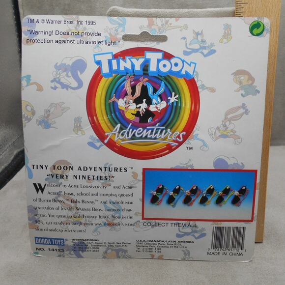 Tiny Toon Adventues Sunglasses Hamton J. Pig NIP Vintage 1995 Dorda Toys 14123 - Picture 3 of 7